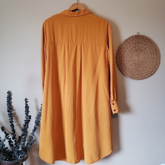 Mustard Zara Trafaluc High Low Blouse - Picture 2 of 16